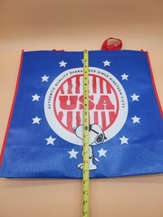 Peanuts Snoopy USA Reusable Shopping Bag Grocery Travel Bag 19.5″x17.5″x7.25″