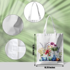 Floral Chemistry Science Gifts Tote Bag for Teacher, Women, Coworker, Best Fr…