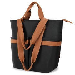 15L Insulated Cooler Bag, Collapsible Soft Cooler Tote Bag with Accessory Poc…