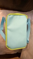 New Trader Joe’s Teal Blue Neon Green Insulated MINI Cooler Reusable Lunch Bag