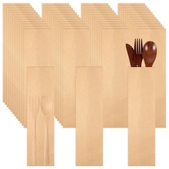 500 Pcs Paper Silverware Bags 10″ x 2-3/4″ Brown x 2-3/4″, Kraft Color