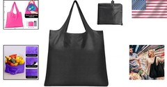 Eco-Friendly Large Foldable Tote Bag – Waterproof, Washable, 50 Pound Capacity