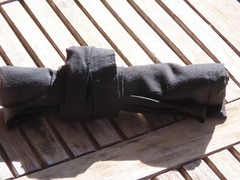 4 x Black Cotton Calico Bags ~ 37cm x 42cm with Two Long Handles – Reusable Bags