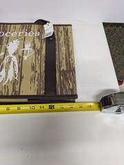 REUSABLE COLLAPSABLE BOX GROCERY BAG choose to reuse TM by EARTH WISE