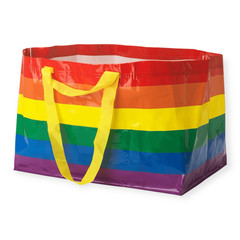 IKEA STORSTOMMA Rainbow Pride Large Shopping Bag 2401 oz, New with Tags