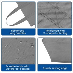 Reusable Grocery Shopping Bags 10 Pack Large Foldable Tote Bags Bulk, Eco Pro…
