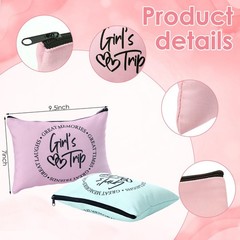 Reginary 9 Pcs Girls Trip Gifts Favors 9.6 x 7.1 x 0.2 inches, cute color
