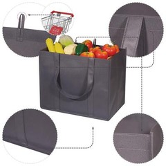 10 Pack Reusable Grocery Bags Extra Large Super Strong Heavy Duty Shopping Tote