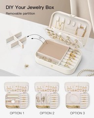 Vlando Travel Jewelry Case & Makeup Bag