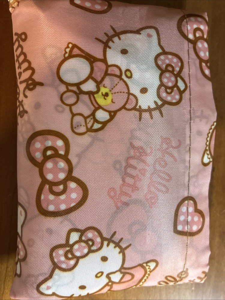 Hello Kitty Portable Foldable Reusable Shopping Shoulder Tote Bag 14x22inch