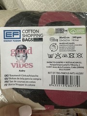 Good Vibes Audry Cotton Shopping Bag