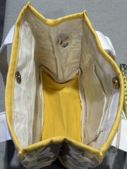 NWT Whole Foods Hawaii Exclusive Yellow Plumeria Lei Mini Eco Tote Bag