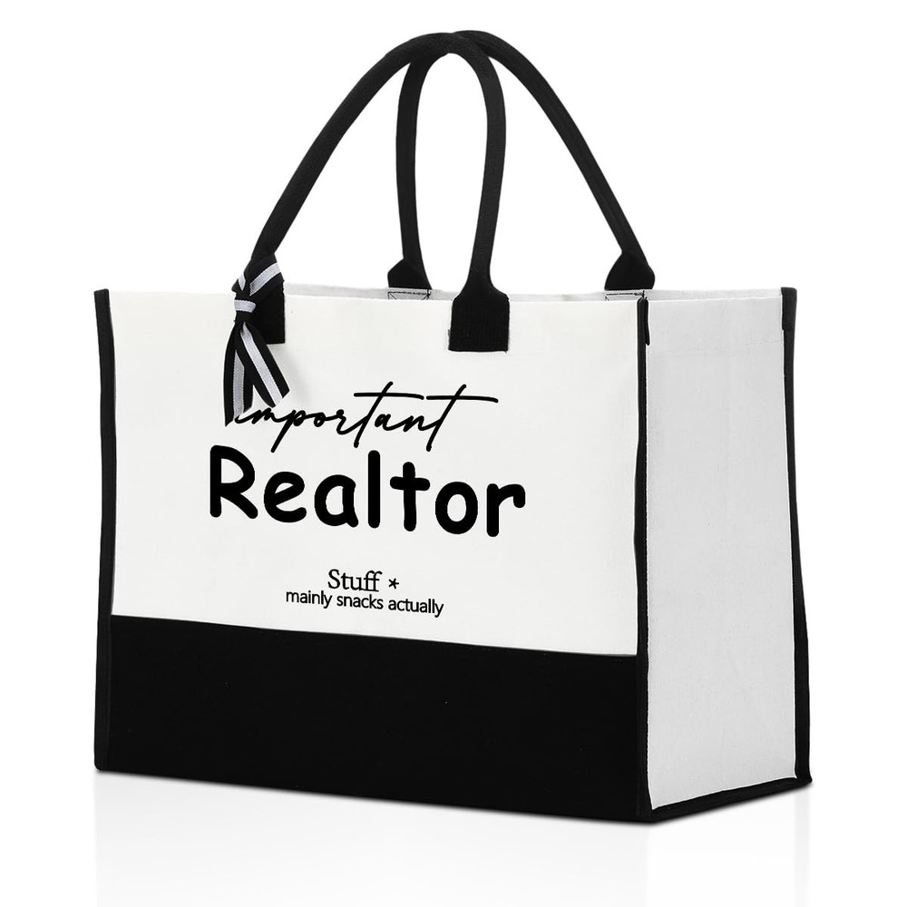 Professional Title Important Stuff Tote Bag Work Office Commuting Shoulder