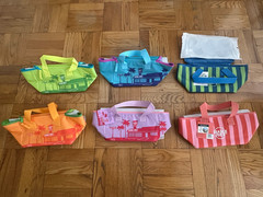 Trader Joe’s 2026 Summer Mini Insulated Tote Bags Set of 6 Authentic