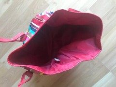 Pre-Owned Lancome Multi- Striped Reusable Tote / Beach / Book / Shopping Bag