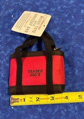 Trader Joe’s Micro Tote 2-in-1, ❤️🖤 Red/Black, Limited Edition, NWT