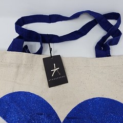 Primark Scotland Tote Bag Love Heart Flag Atmosphere Cloth Shopper Glitter New