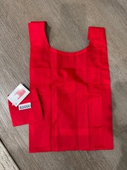 BAGGU Red Japanese Ginza Snoopy Standard Reuseable Bag NWT HTF Rare