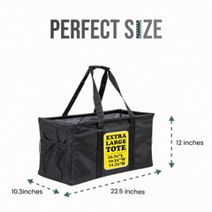 Extra Large Utility Tote Bag – Oversized Collapsible Large Beach Bag, Great f…
