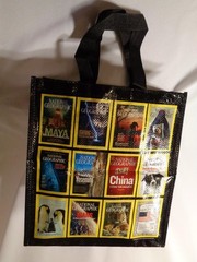 Tote National Geographic 125 years 24 famous covers reusable shopping bag