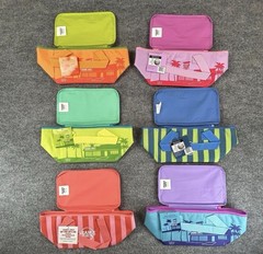 Trader Joe’s Pastel Insulated Tote Bags Set Of Six *PLEASE READ DESCRIPTION*