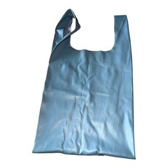 Eco Faux Leather Reusable Shopping Bag Tshirt Package Style
