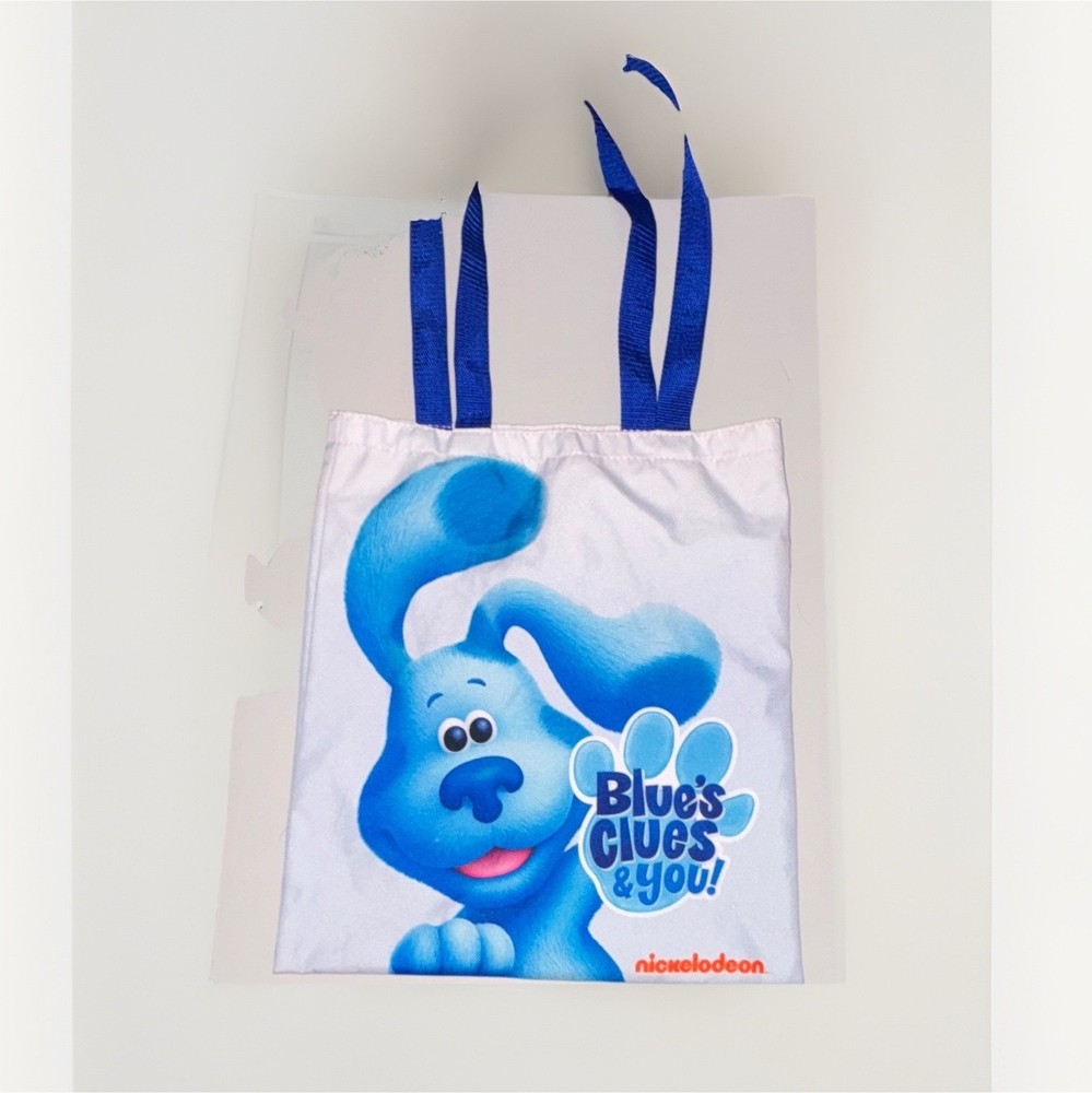 Nickelodeon Blue’s Clues & You! Reusable Tote Bag Small White/Blue Polyester