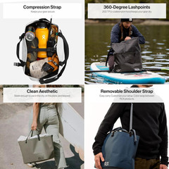 Rugged Waterproof Tote Bag – Durable, Packable for All Weather Adventures