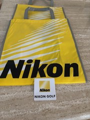 2026 NIKON GOLF REUSABLE HEAVY DUTY TOTE BAGS (2) – NWOT & FREE SHIPPING!