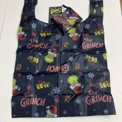 PRIMARK Grinch Bag Folding Santa Stole Christmas Seuss Blue Foldaway 2025 Tote