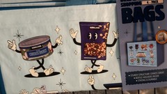 Costco KeepCool Character Reusable Tote Bags 4-Pack Large Shopping Bags New