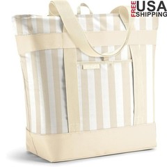 Insulated Grocery Tote Large Capacity Cooler Bag Multi-Use Travel Catering