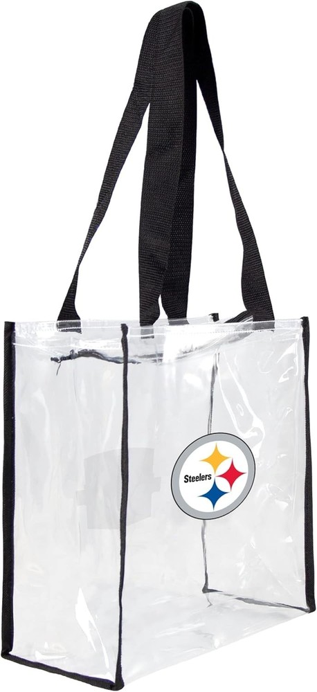 Team Clear Reusable Plastic Tote Bag Stadium Approved