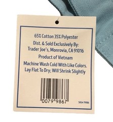 TRADER JOE’S Mini Tote Set 4 Canvas Bags Pastel Spring Colors 2025 New with Tags