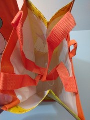 2 HEB 13 x 10 Ghost Candy Halloween Trick or Treat Bags Orange