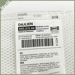 IKEA DAJLIEN Shopping bag White 19 ¾x14 ¼x15 ¼ “/11 gallon + Small bag, NEW