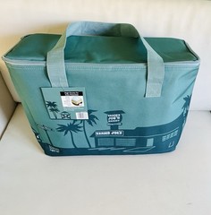 Trader Joe’s Large Insulated Cooler Bag, Teal – New w/ Tags