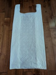 (1) 2007 Target Bullseye X large Shopping Grocery Plastic Bag 35″ X 16″ Sac