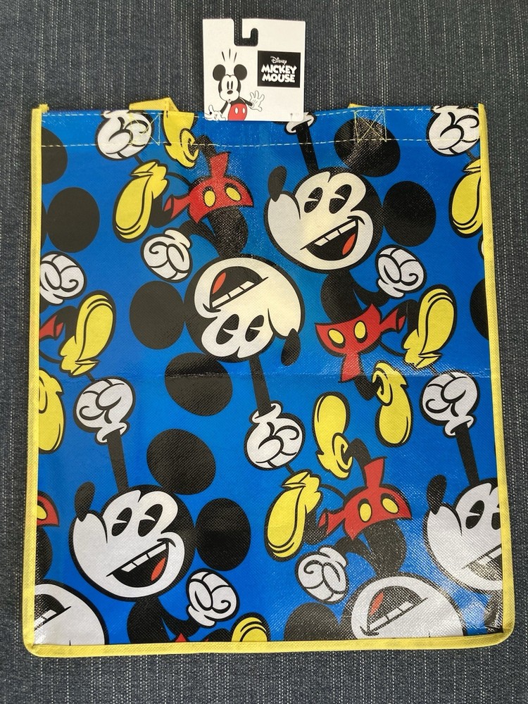NEW Legacy Licensing Partners Disney Mickey Mouse Reusable Tote BLUE
