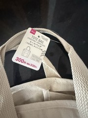 Trader Joe’s Mini Pastel Canvas Tote Bag Set Of 4 New PLUS-1 canvas Daiso insert