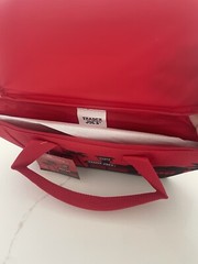 Trader Joe’s Mini Insulated Bag RED. Brand New. holds up to 1.5 gallons.
