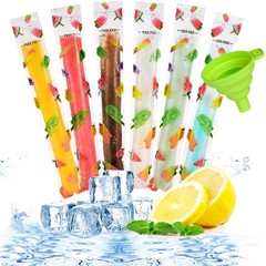 Yiyiring 300 Pcs Disposable Ice Pop Mold 11 x 2 inches, as the picture shown