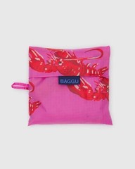 NEW! Baggu STANDARD BAG in “Pink Lobster” — Washable Recyc. Nylon SOLD OUT/RARE!