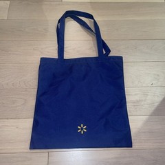Walmart Blue Reusable Nylon Tote Shopping Bag 13x14x7 Brand New