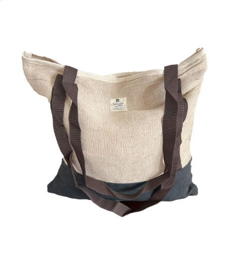 Everything Nepali Hemp Fabric Reuasable Grocery Bag, Eco-Friendly