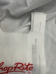 Lot of 7 ShopRite Farmers Market Reusable White/Red Shopping Bag