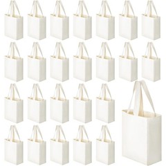 Mini Tote Bag Sublimation Blank Canvas Tote Bags Reusable Grocery Luggage DIY