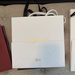 Luxury Designer Shopping Bags (6) Cartier, Dior, Versace, Gucci, Marc Jacobs, DY