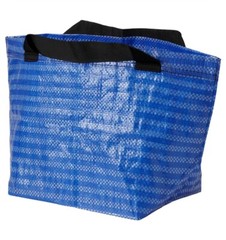 IKEA Thailand Official ATTER Blue Reusable Shopping Picnic Lunchbox Bag