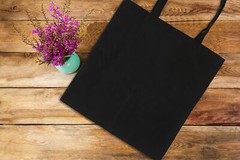 Tote Bags 6 & 12 Pack Reusable Shopping Bags Women 15×16 Inch Canvas